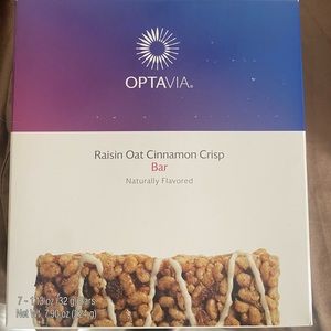 OPTAVIA Raisin Oat Cinnamon bars- unopened